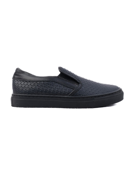 NEW Dior Black Leather Slip-On Shoes for Kids Size 30