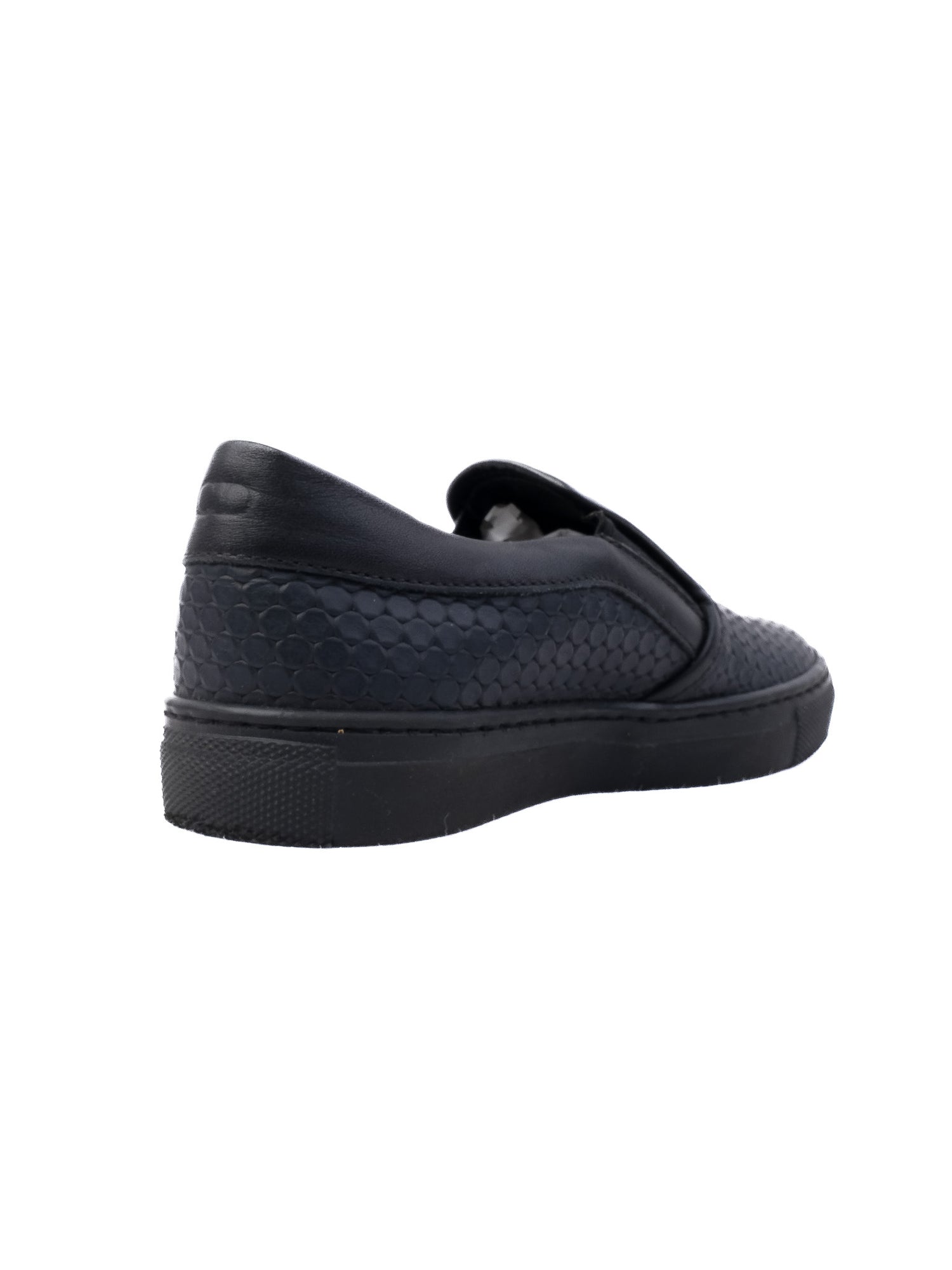 NEW Dior Black Leather Slip-On Shoes for Kids Size 30