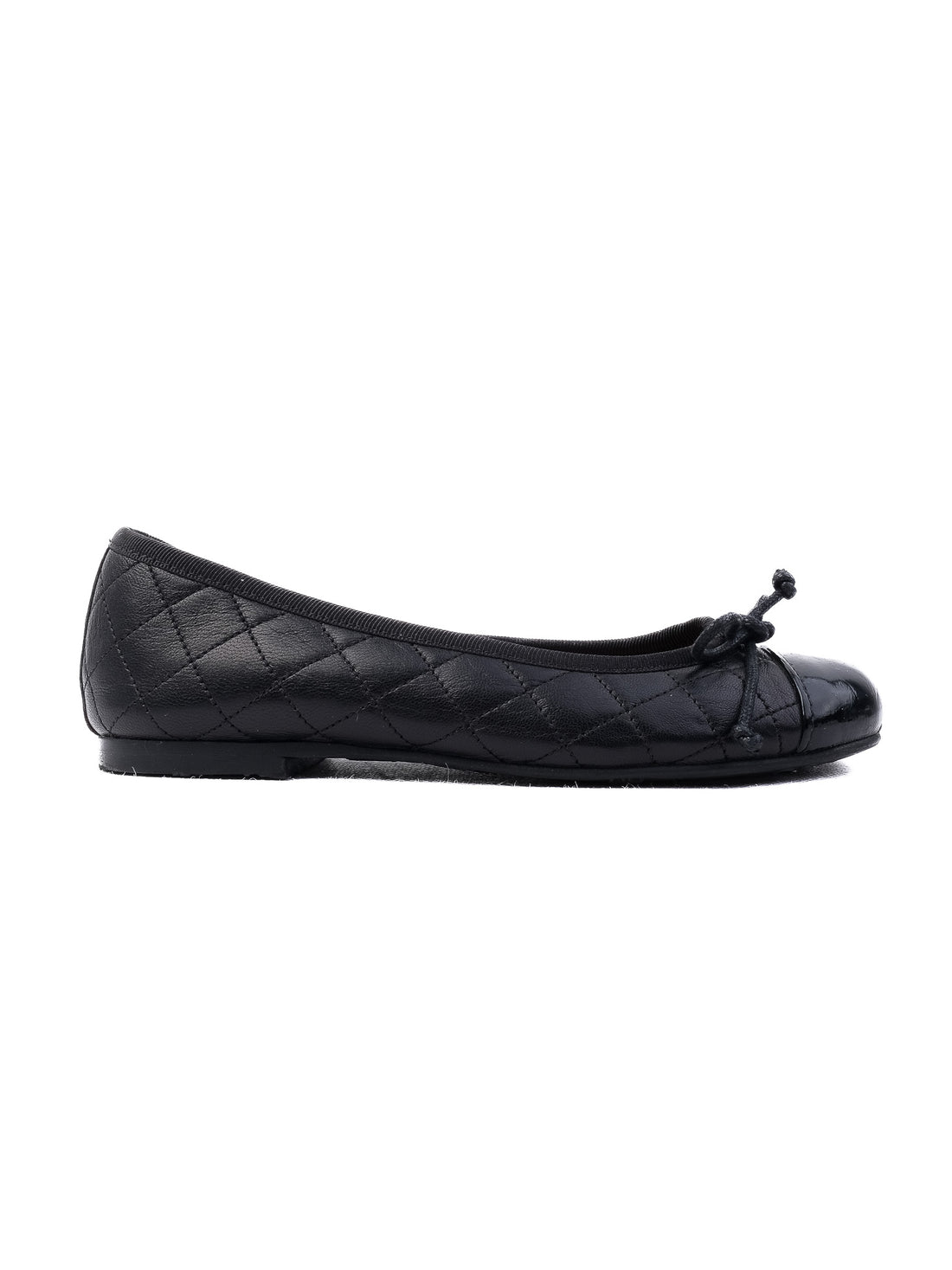 Perfect Pretty Ballerinas Black Leather Ballet Flats Size 30 for Kids
