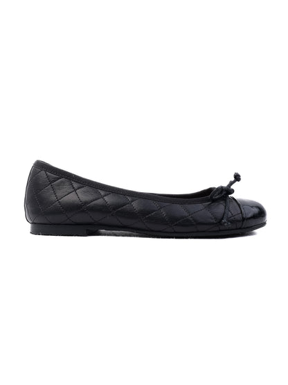 Perfect Pretty Ballerinas Black Leather Ballet Flats Size 30 for Kids