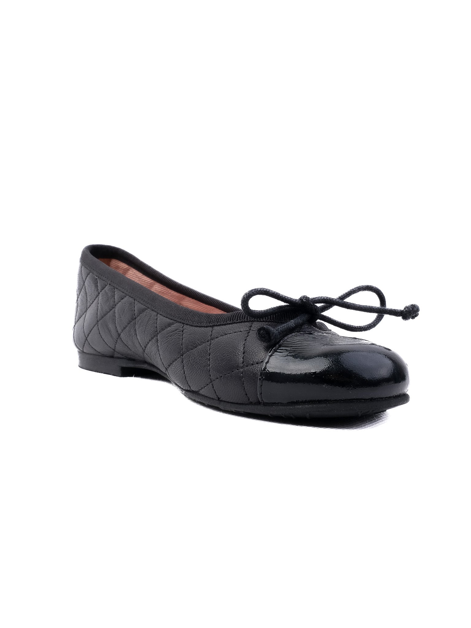 Perfect Pretty Ballerinas Black Leather Ballet Flats Size 30 for Kids