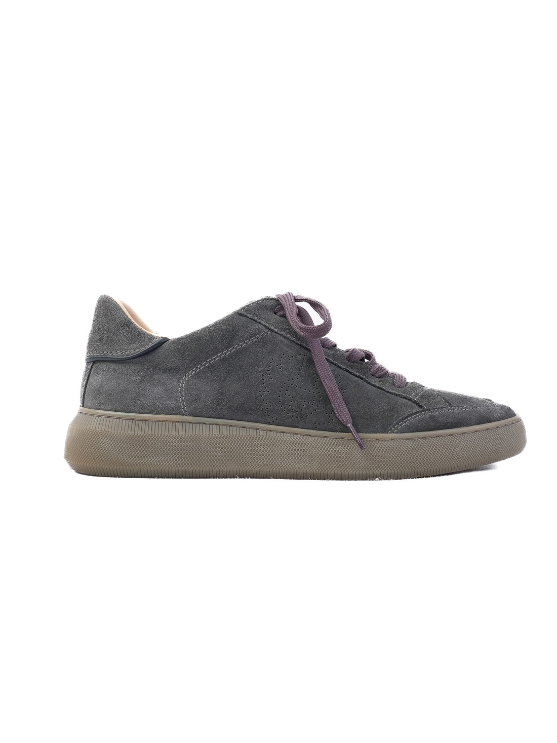 Perfect BELSTAFF Gray Leather Sneakers Size 42.5 for Men
