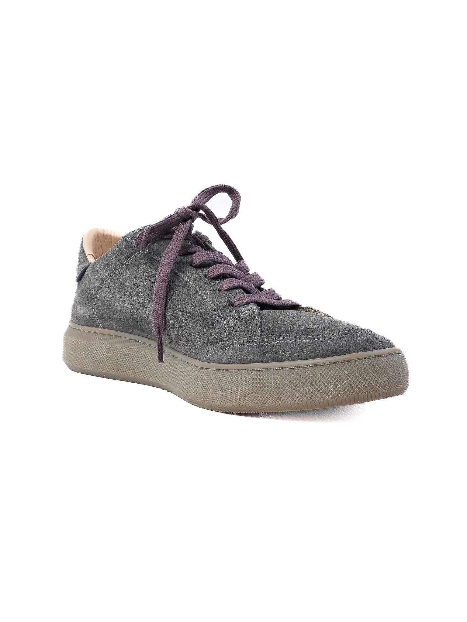 Perfect BELSTAFF Gray Leather Sneakers Size 42.5 for Men