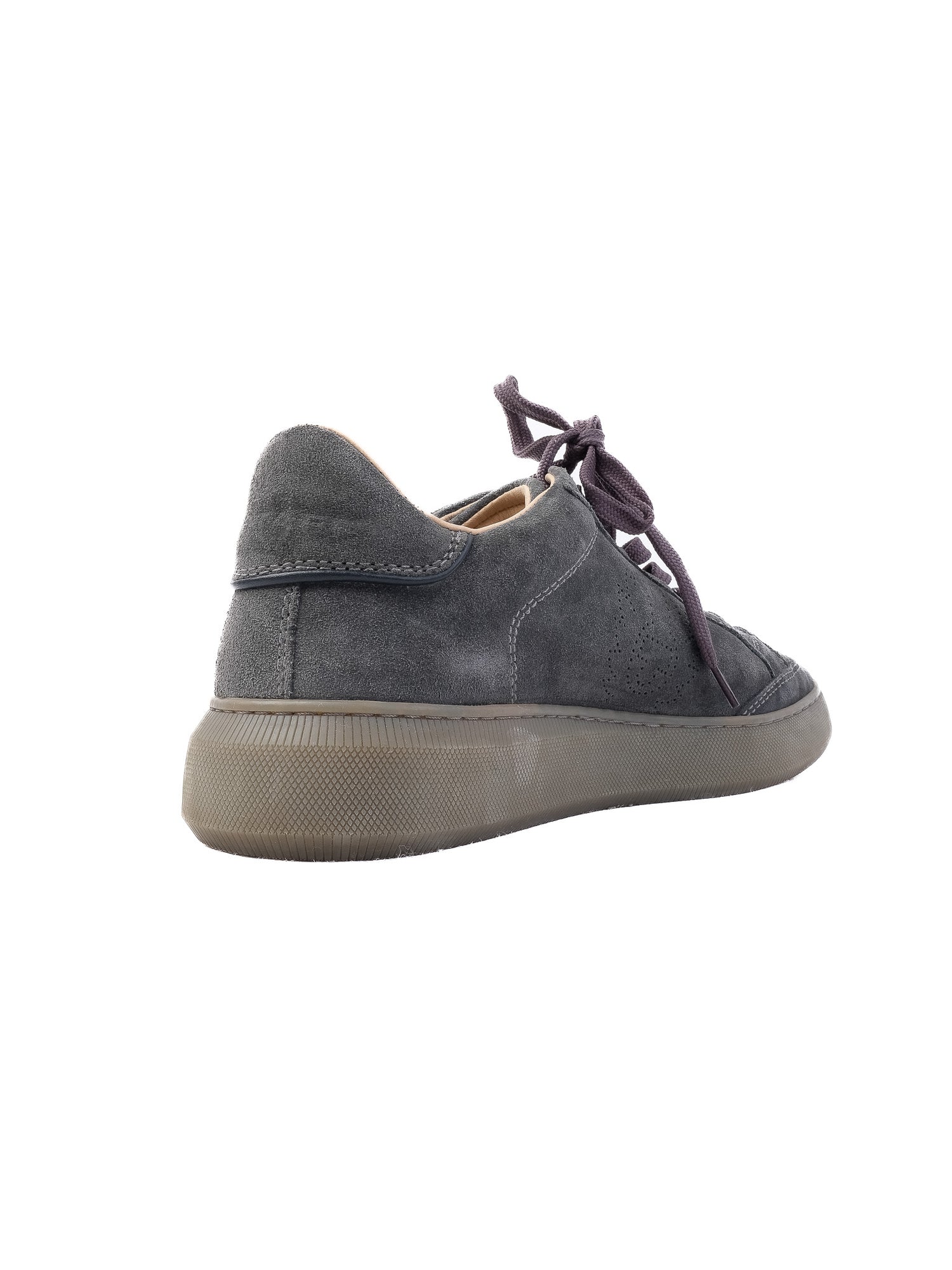 Perfect BELSTAFF Gray Leather Sneakers Size 42.5 for Men