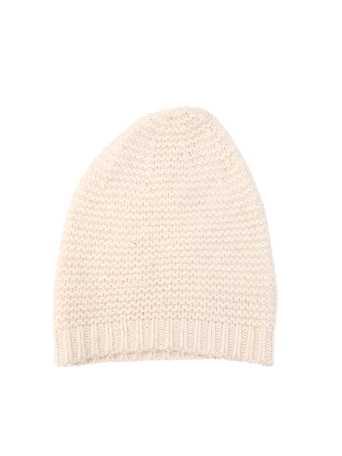 Excellent Bonpoint White Cashmere Knit Beanie for Kids, Size 4