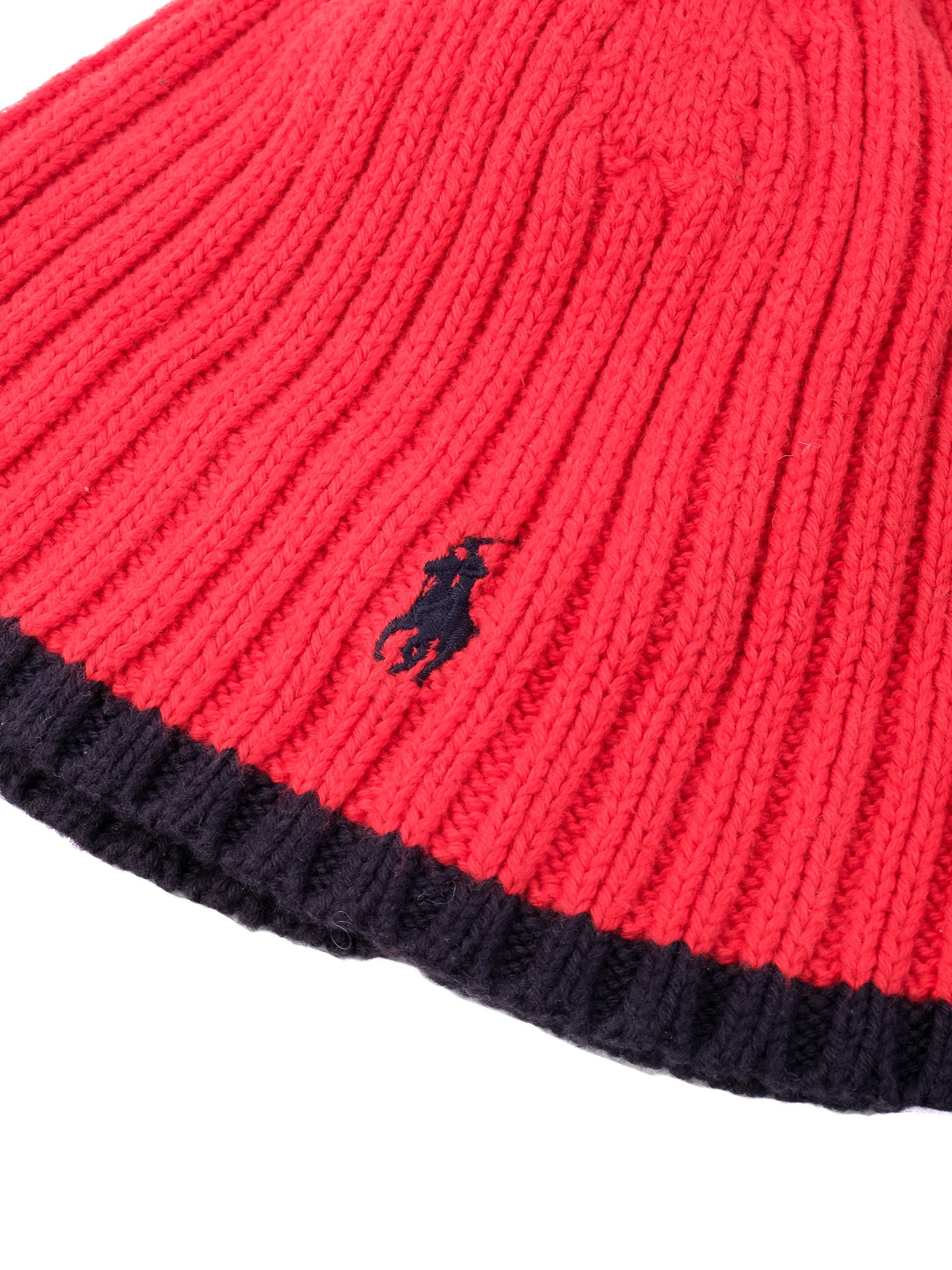 Excellent Polo Ralph Lauren Red Wool Beanie Size 4 for Kids
