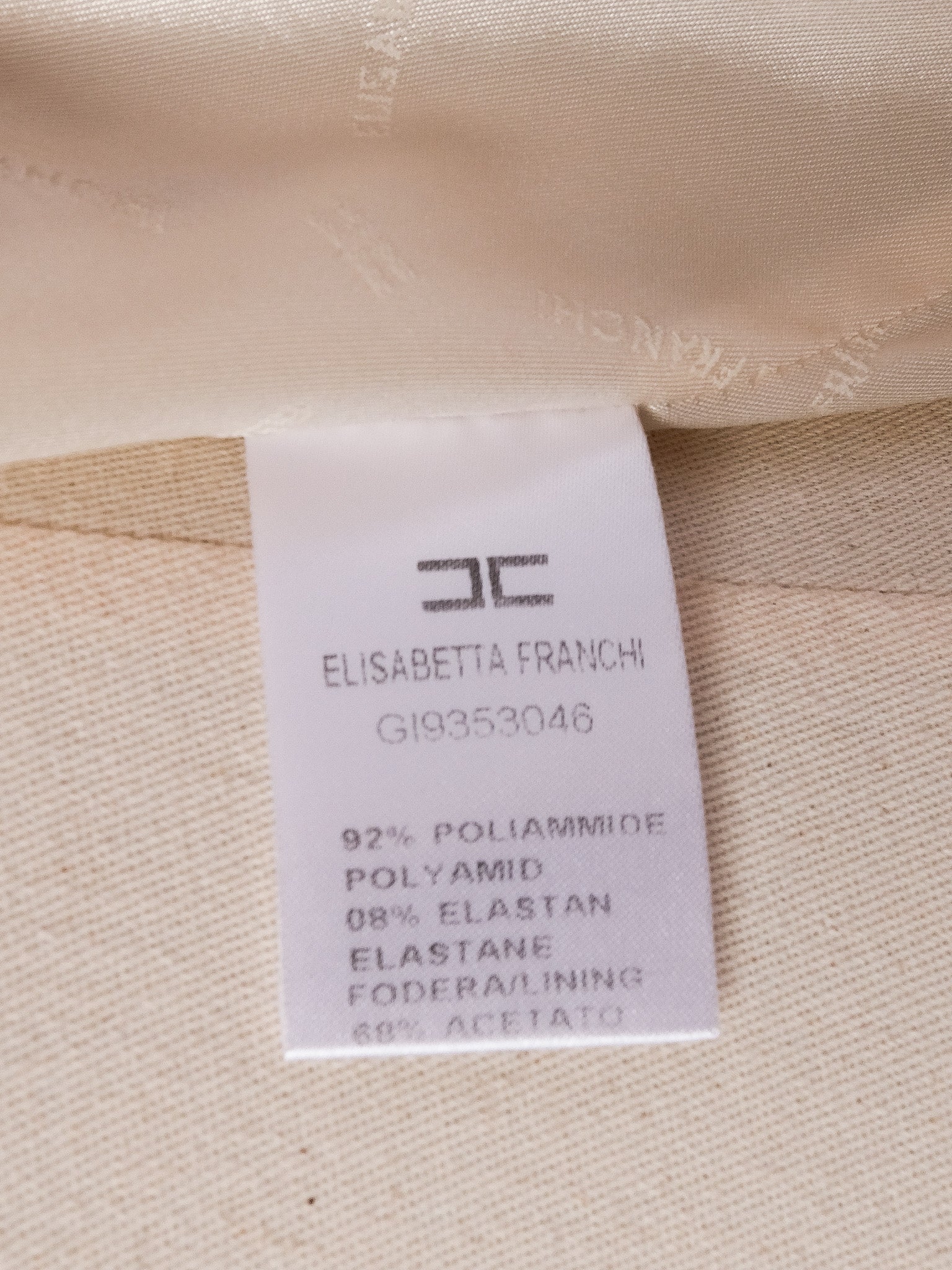 Excellent Elisabetta Franchi Two-Piece Formal Outfit Size S