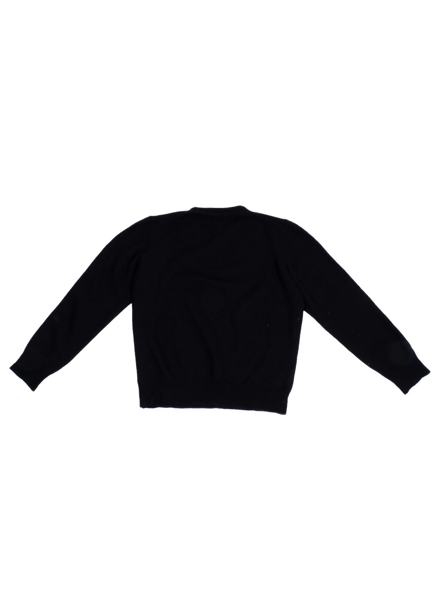 Excellent Gran Sasso Black Wool Sweater Size XS Made in Italy