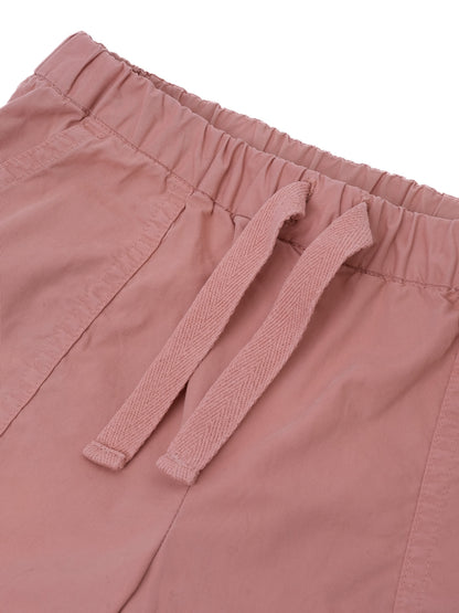 Excellent Bonpoint Pink Cotton Jogger Pants for Kids Size 8