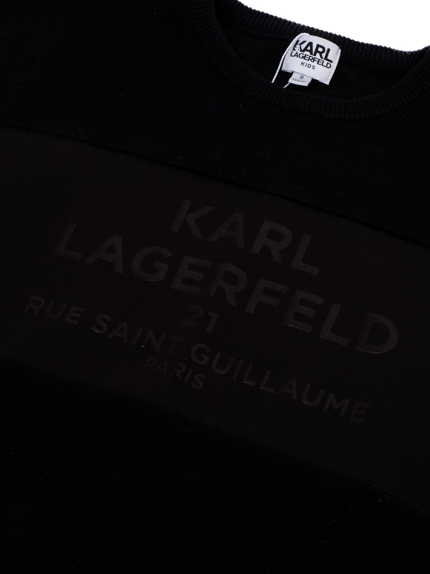 Excellent Karl Lagerfeld Kids Black Sweater Size 8