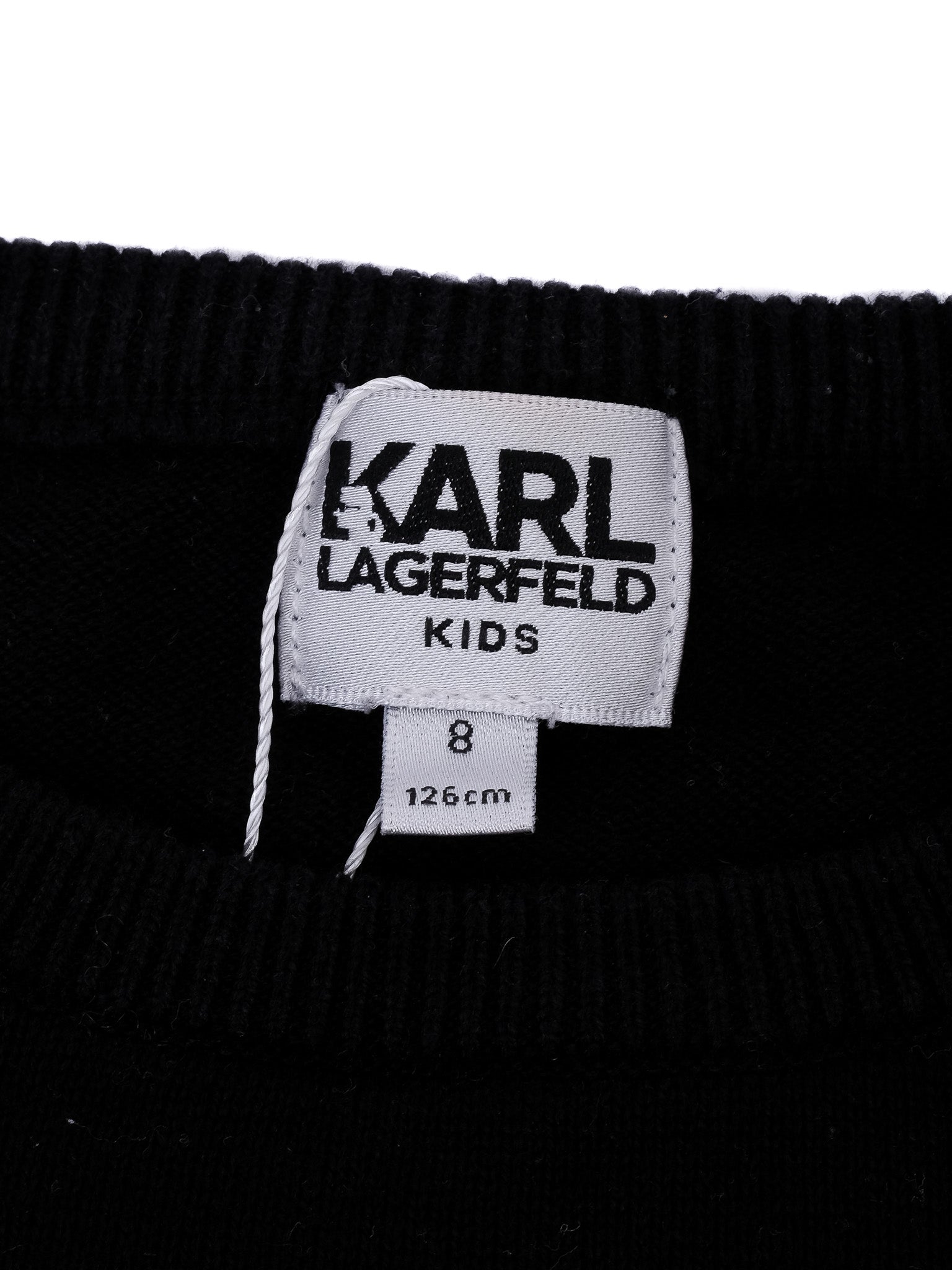 Excellent Karl Lagerfeld Kids Black Sweater Size 8