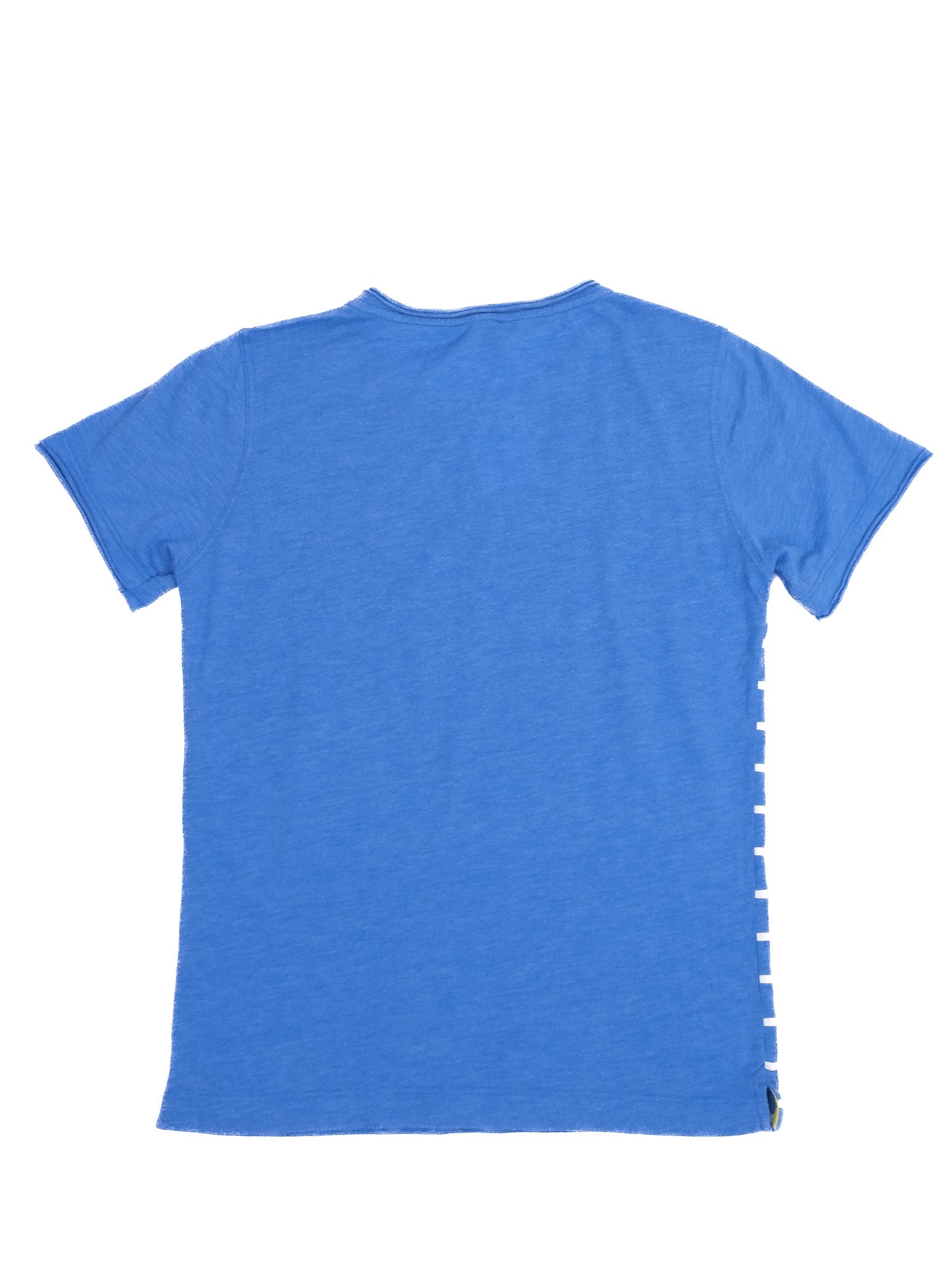 Excellent Armani Junior Blue Striped T-Shirt for Kids Size 10