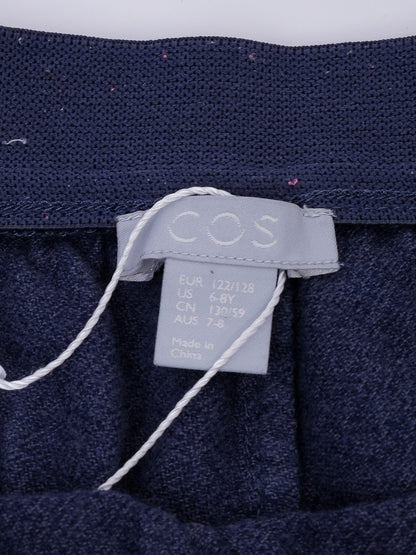 Excellent Cos Blue Cotton Sweatpants Size 7 for Kids