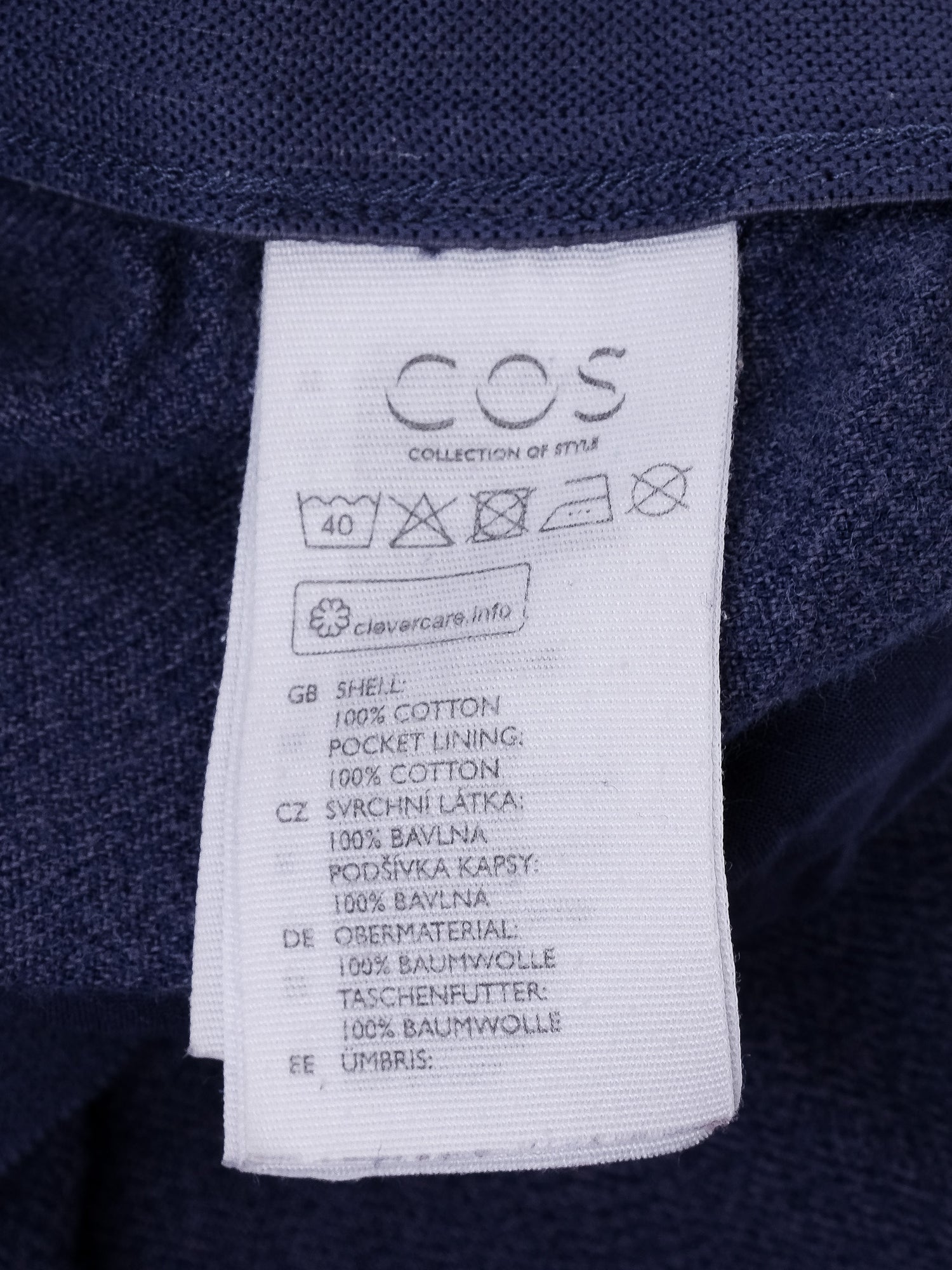 Excellent Cos Blue Cotton Sweatpants Size 7 for Kids