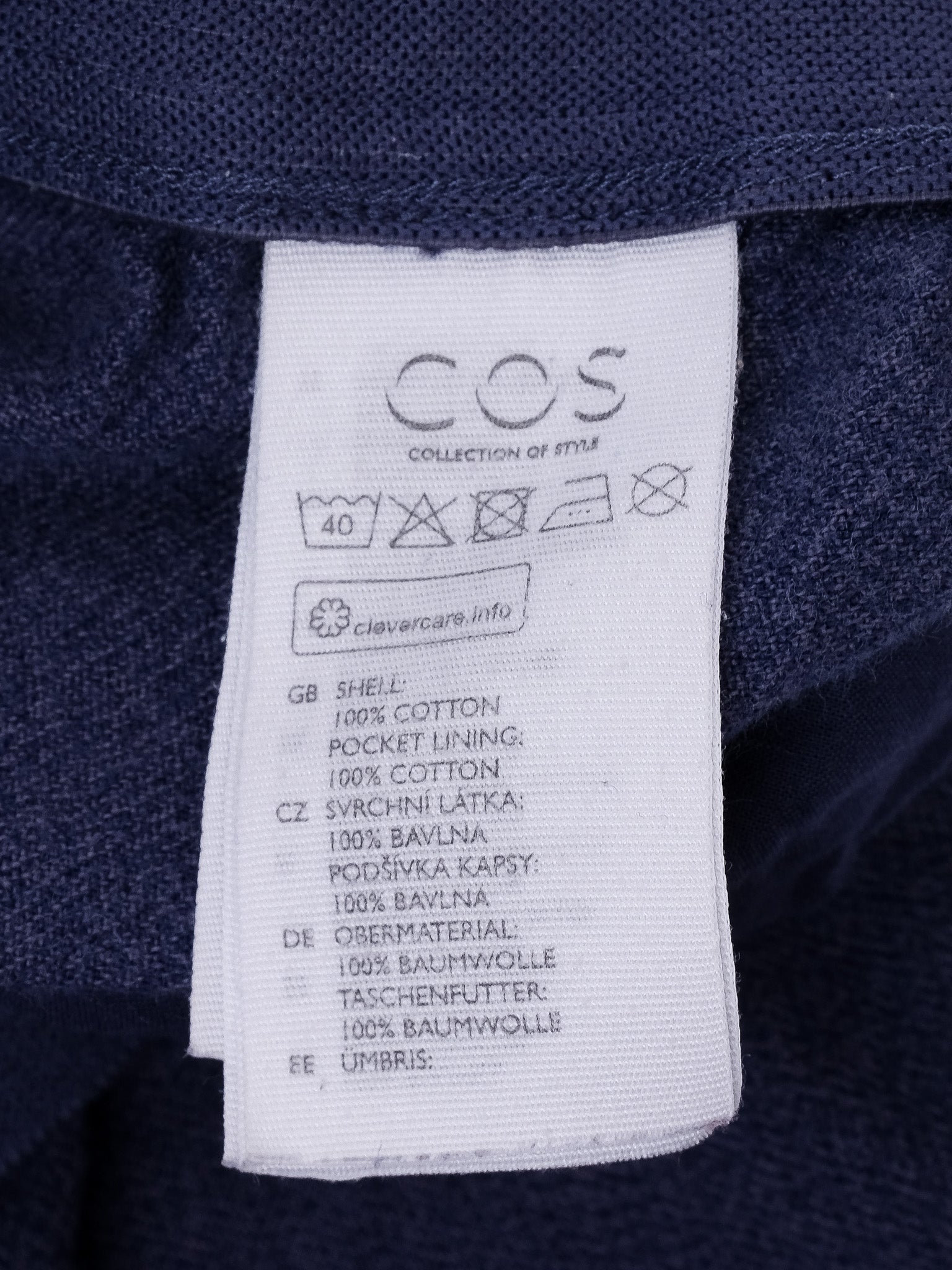 Excellent Cos Blue Cotton Sweatpants Size 7 for Kids