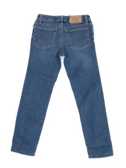 Excellent Polo Ralph Lauren Kids Blue Jeans Size 8 Cotton Natural