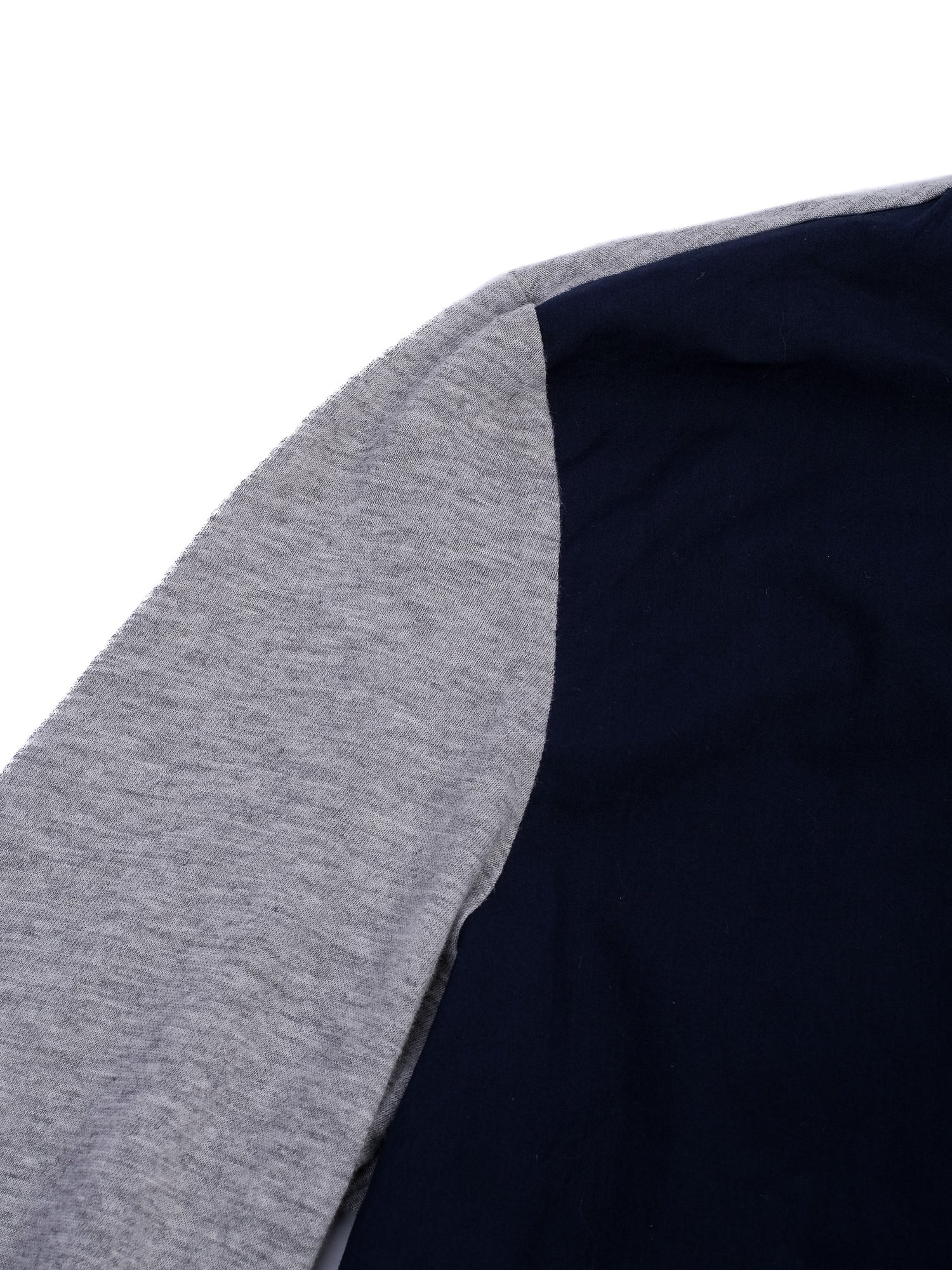 Excellent Cos Long-Sleeved Shirt Navy Blue &amp; Gray Size 8 for Kids