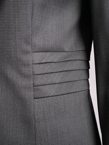 Excellent Hugo Boss Gray Cotton Pantsuit Size S for Women