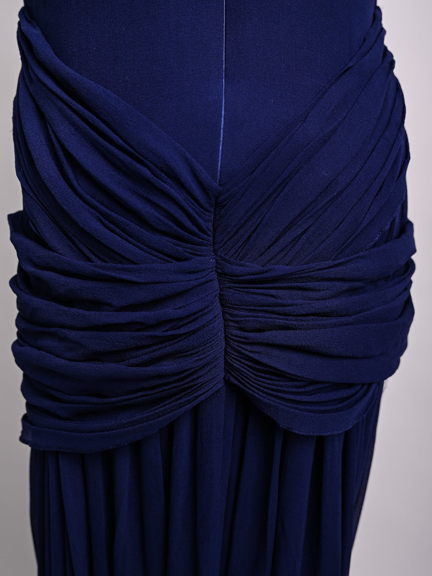 Perfect Ports Purple Silk Evening Gown Size L