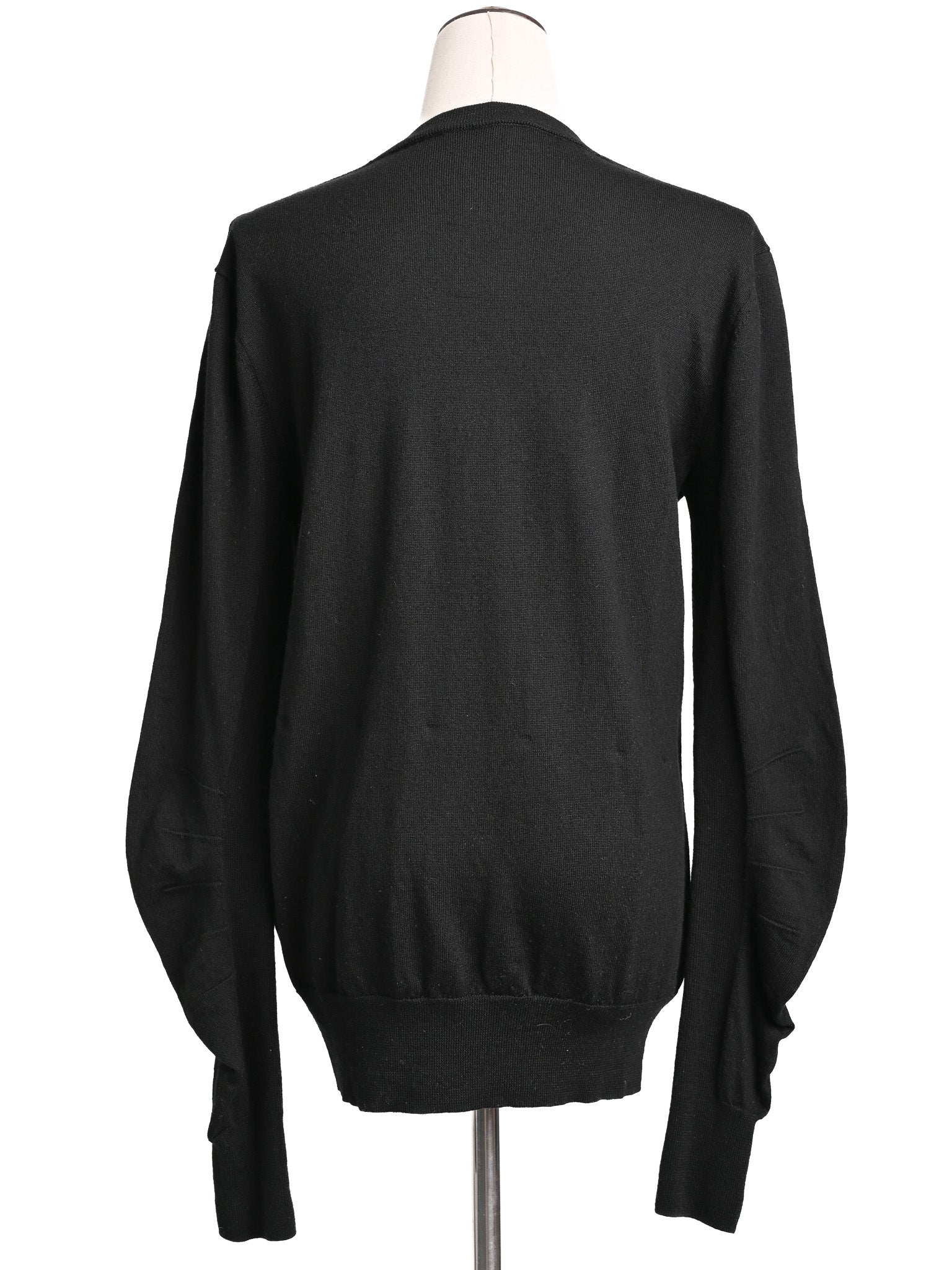 Excellent Burberry Black Wool Sweater Size M for Women
