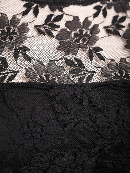 Excellent Dolce Gabbana Black Lace Blouse Size S Women