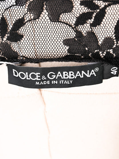 Excellent Dolce Gabbana Black Lace Blouse Size S Women
