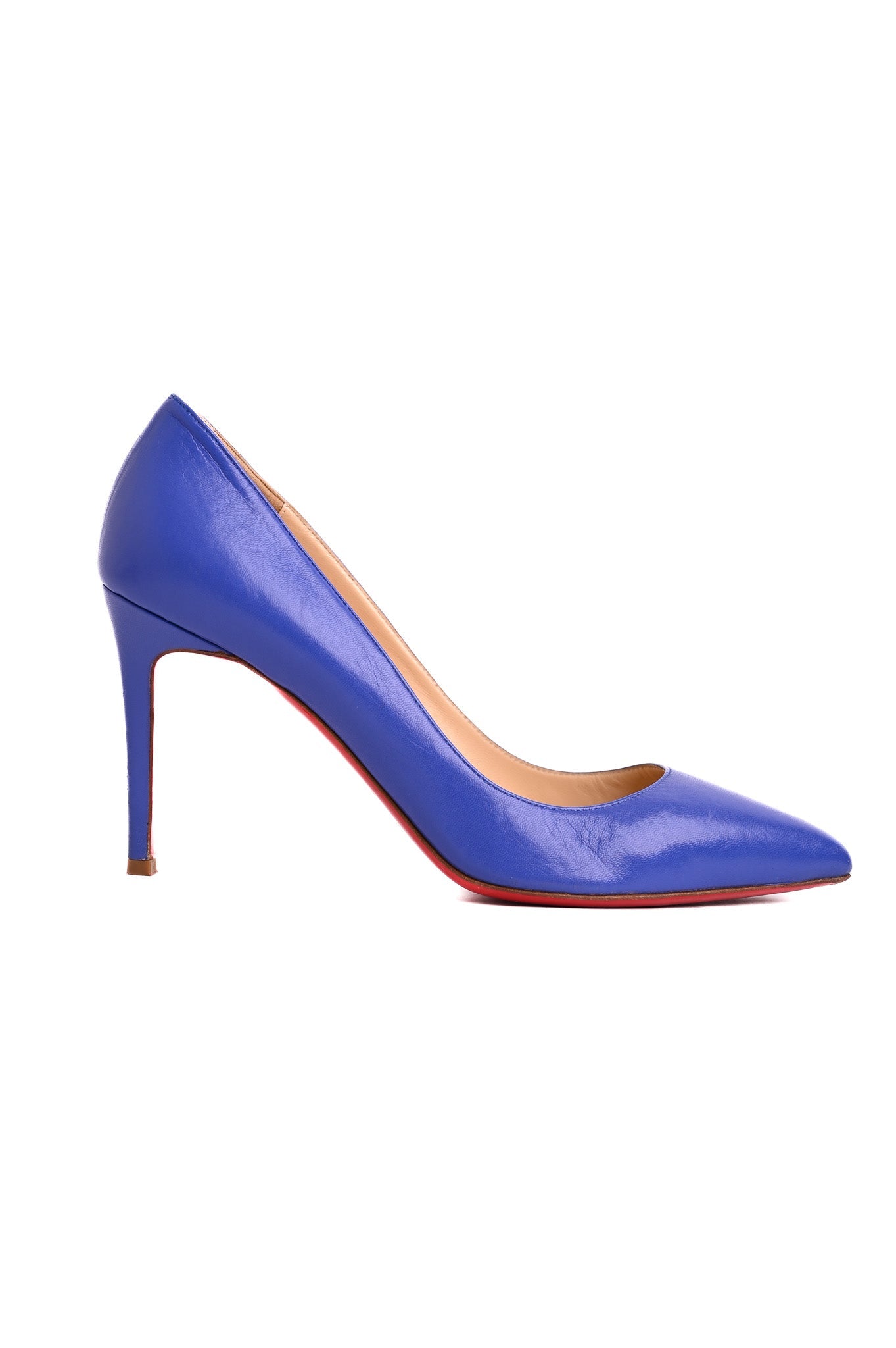 Christian Louboutin Purple Leather High Heels Size 39 Excellent Condition