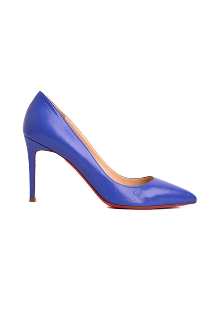 Christian Louboutin Purple Leather High Heels Size 39 Excellent Condition