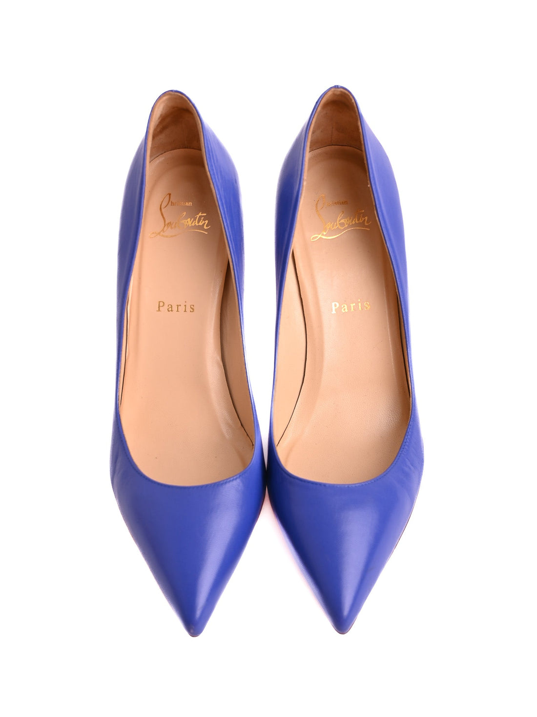 Christian Louboutin Purple Leather High Heels Size 39 Excellent Condition