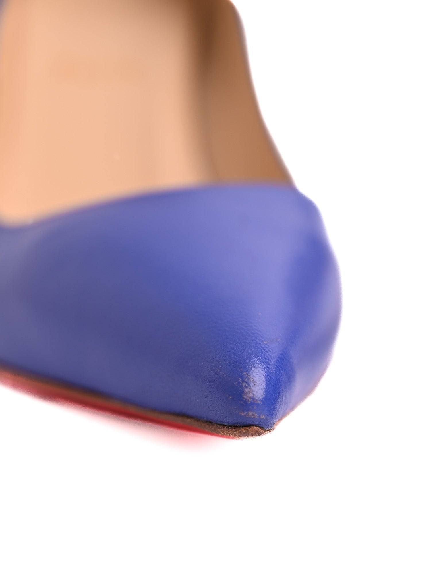 Christian Louboutin Purple Leather High Heels Size 39 Excellent Condition