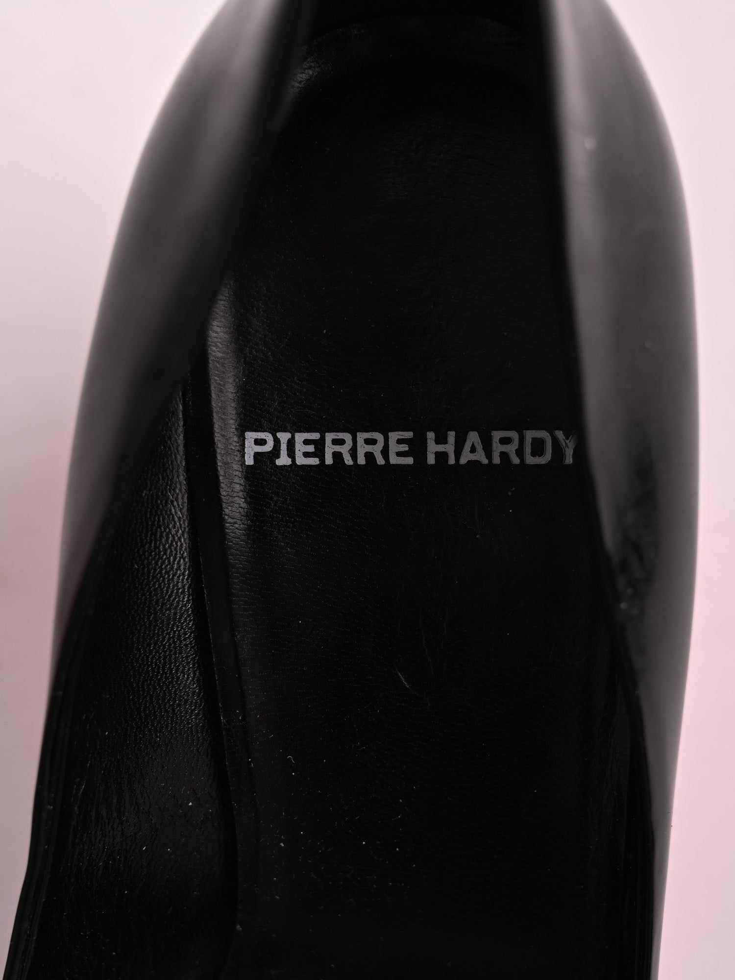 Good Pierre Hardy Black Wedge-Heeled Open-Toe Shoes Size 38