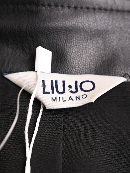 Excellent Liu Jo Black Leather Women&