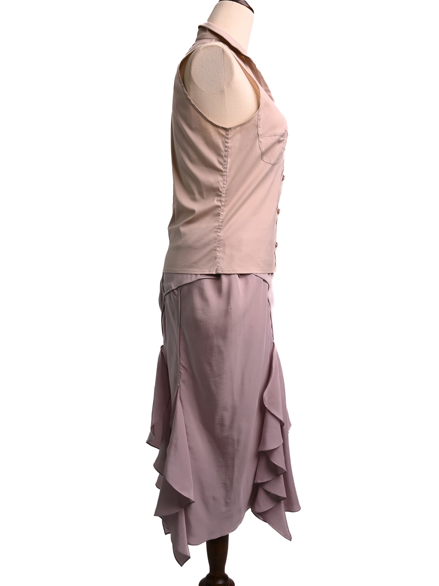 Excellent Saint Laurent White Nylon Women&