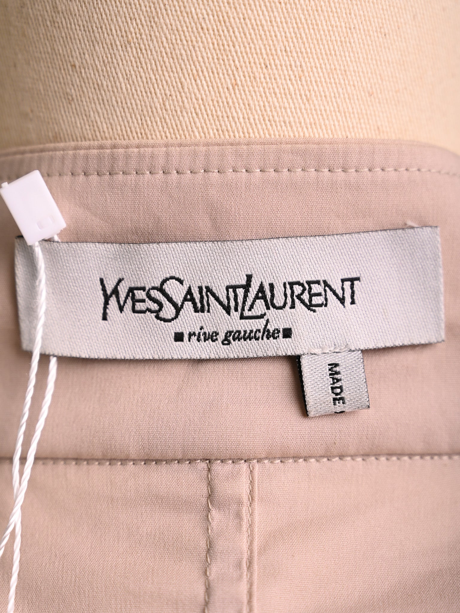 Excellent Saint Laurent White Nylon Women&