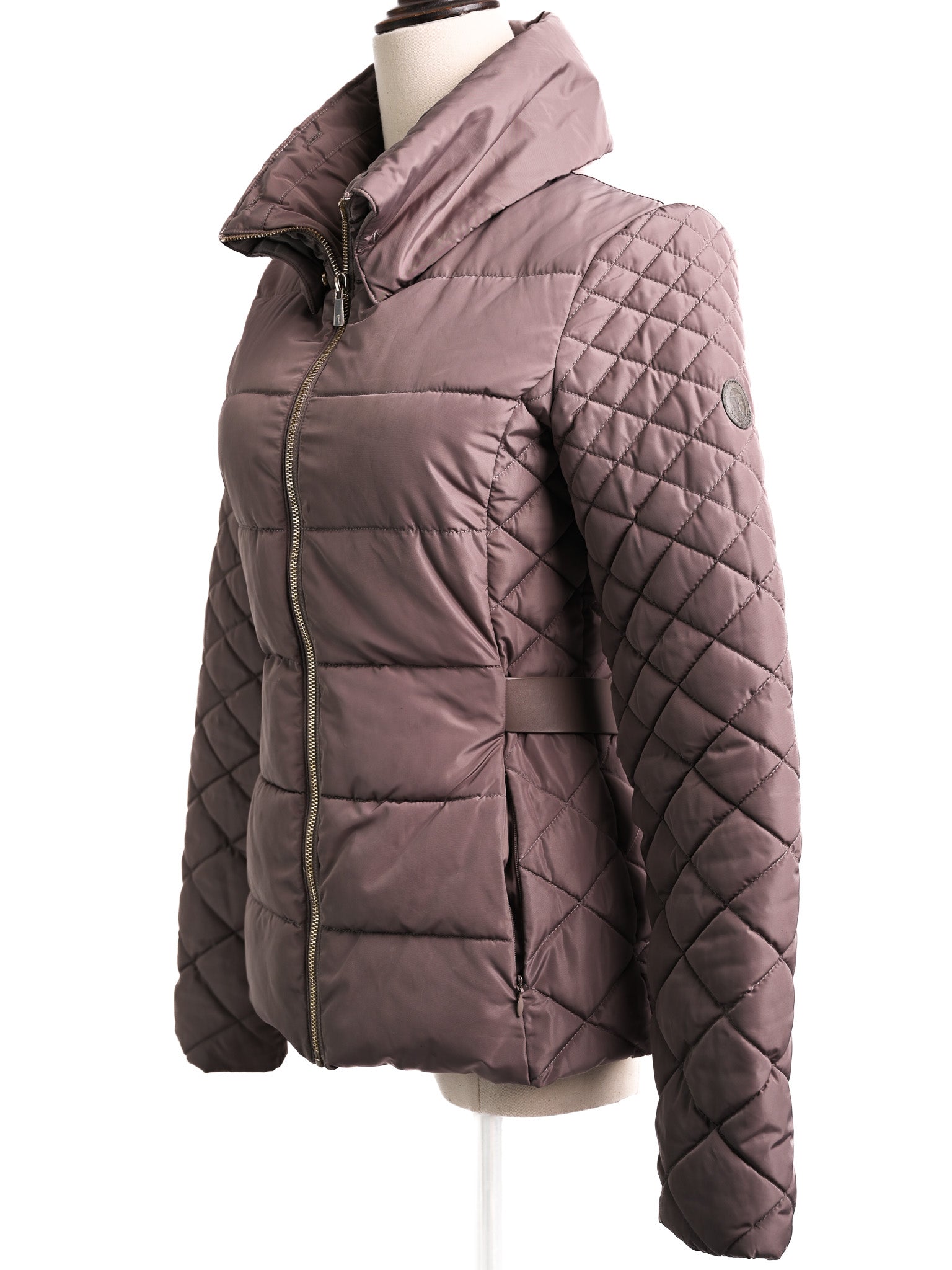 EXCELLENT Trussardi Orange Quilted Puffer Jacket Size S