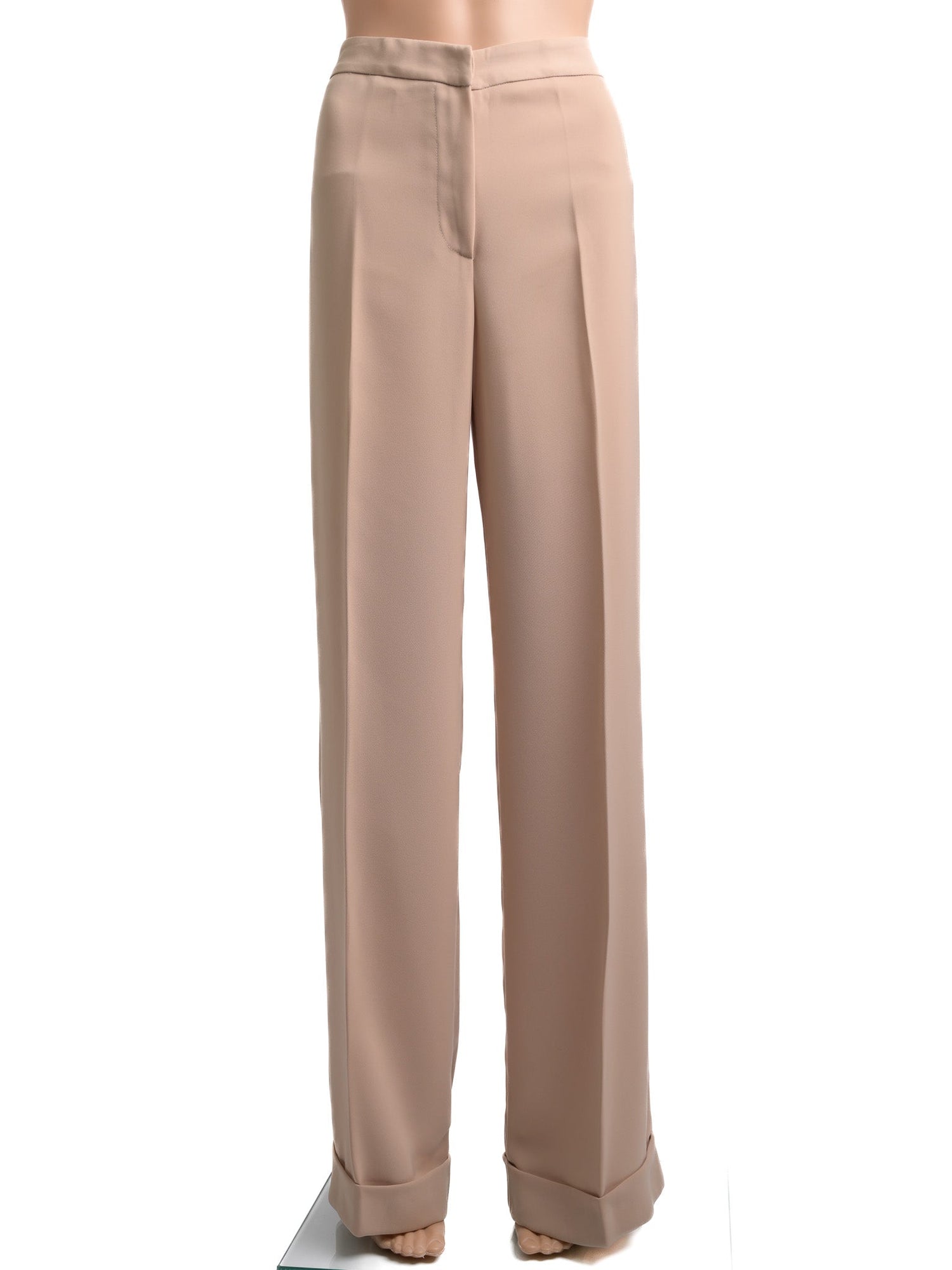 Good GF Ferre Orange High-Waisted Wide-Legged Pants Women