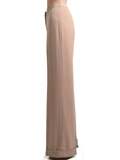 Good GF Ferre Orange High-Waisted Wide-Legged Pants Women