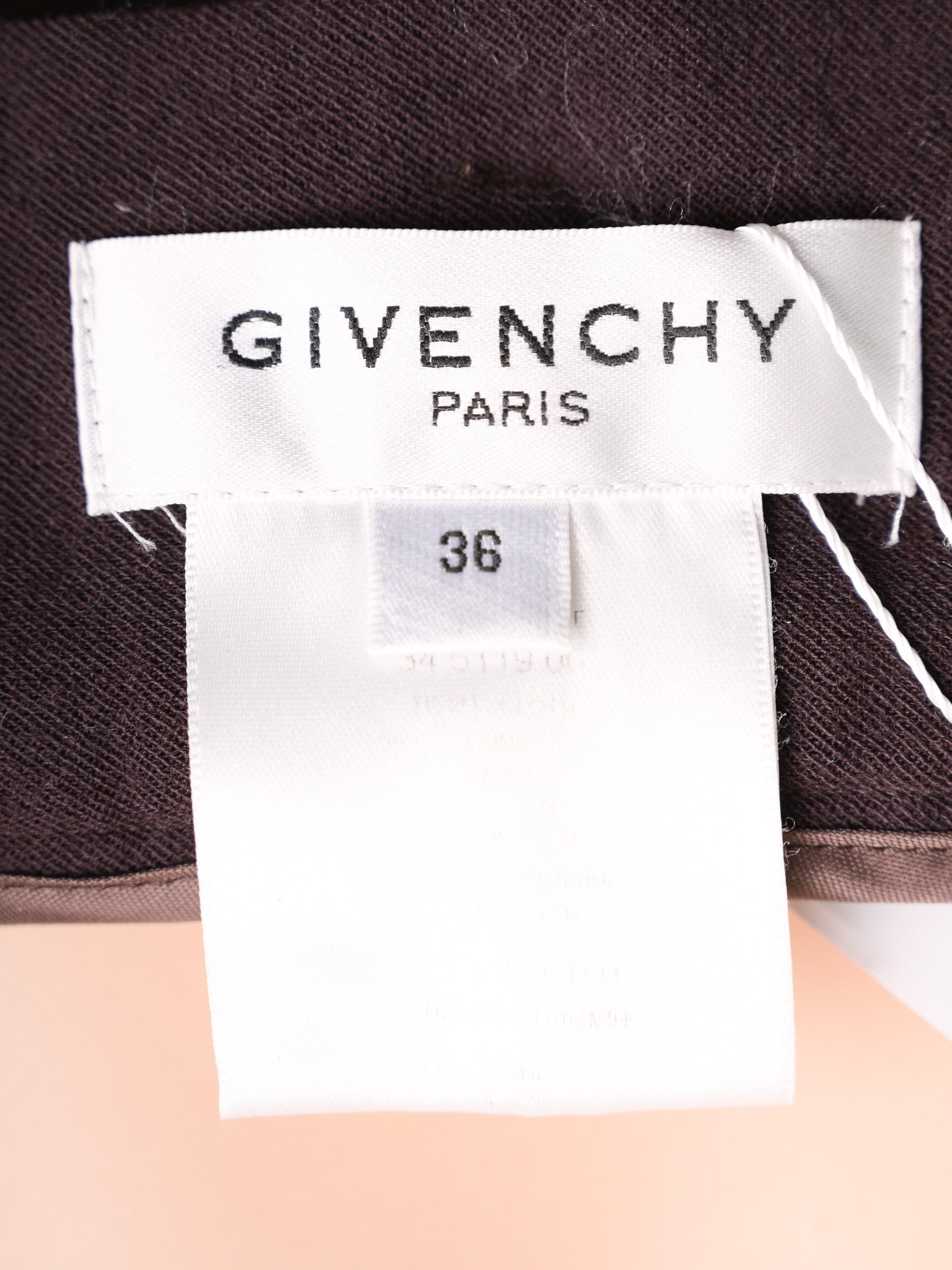Excellent Givenchy Orange Wool Pants with Buckled Hems