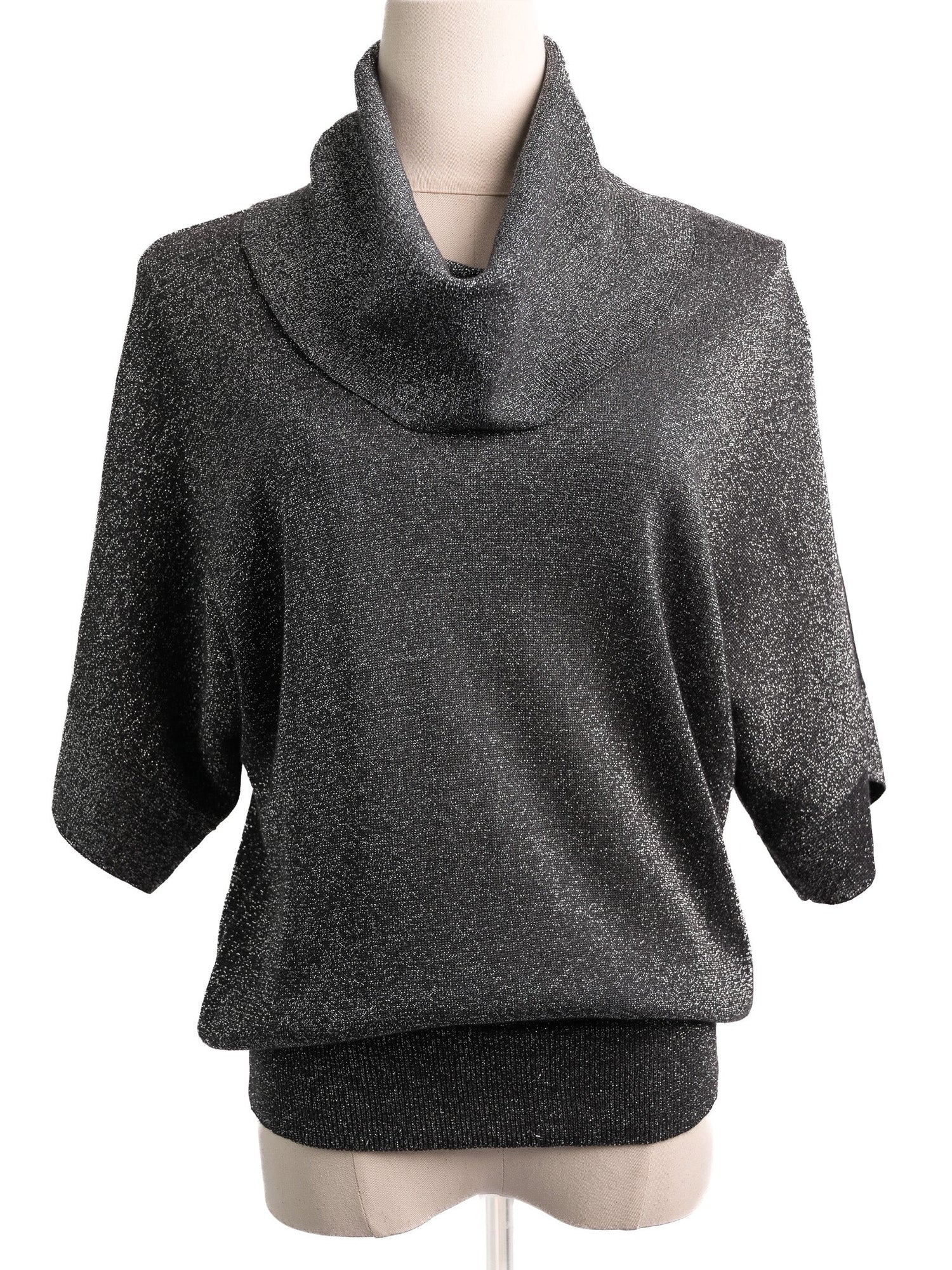 Excellent Michael Kors Gray Wool Cowl Neck Top Size S