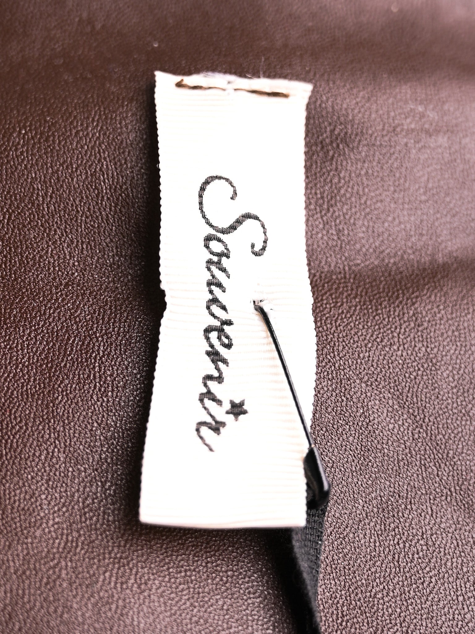 NEW Souvenir Orange Polyester Draped Top with Pockets - Women&