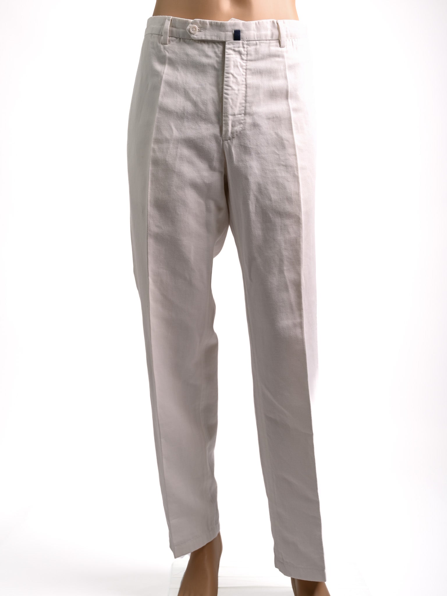 Excellent Incotex XL White Relaxed Fit Pants for Men