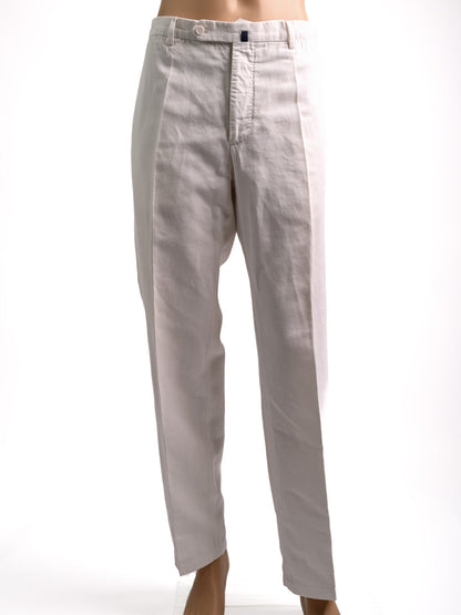 Excellent Incotex XL White Relaxed Fit Pants for Men