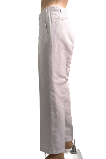 Excellent Incotex XL White Relaxed Fit Pants for Men