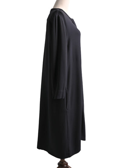 Max Mara Black Cotton Dress Size M Excellent Condition