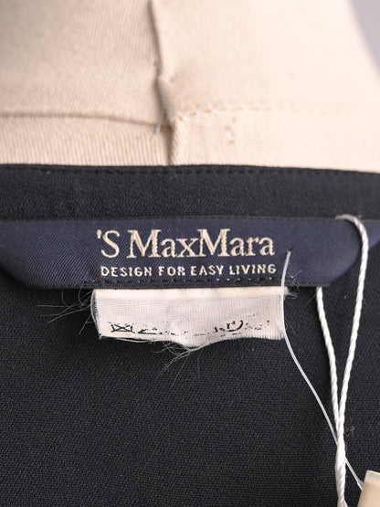 Max Mara Black Cotton Dress Size M Excellent Condition