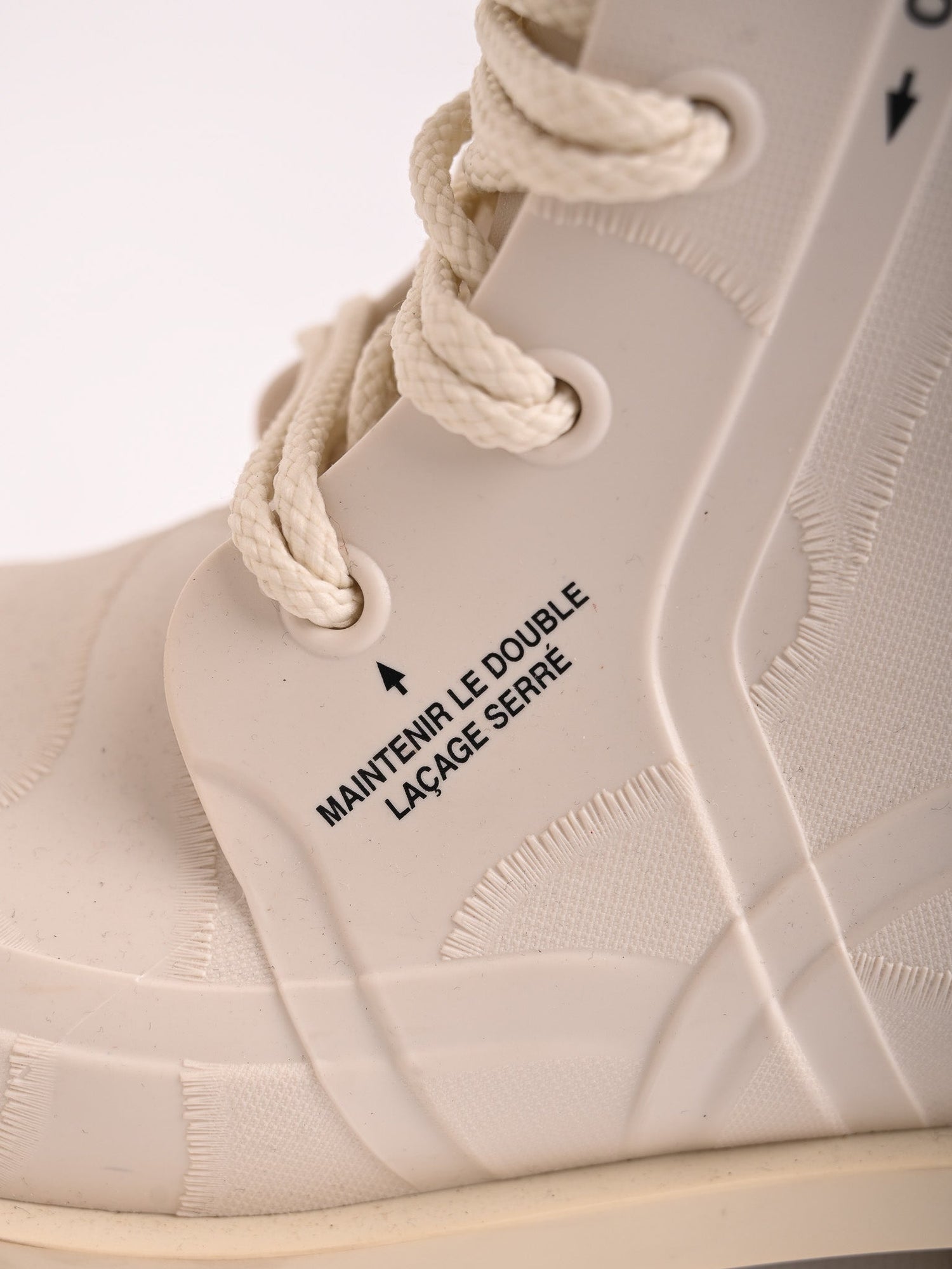 Excellent Dior White Leather Combat Boots for Women
