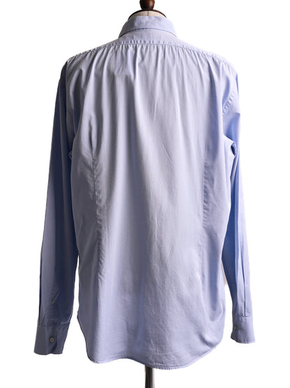 Lardini Perfect Condition Light Blue Cotton Shirt Size XL