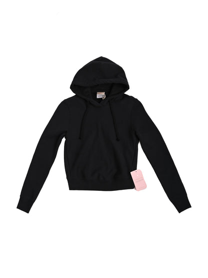 NEW Vetements Black Hoodie XXS Polyester Large Logo