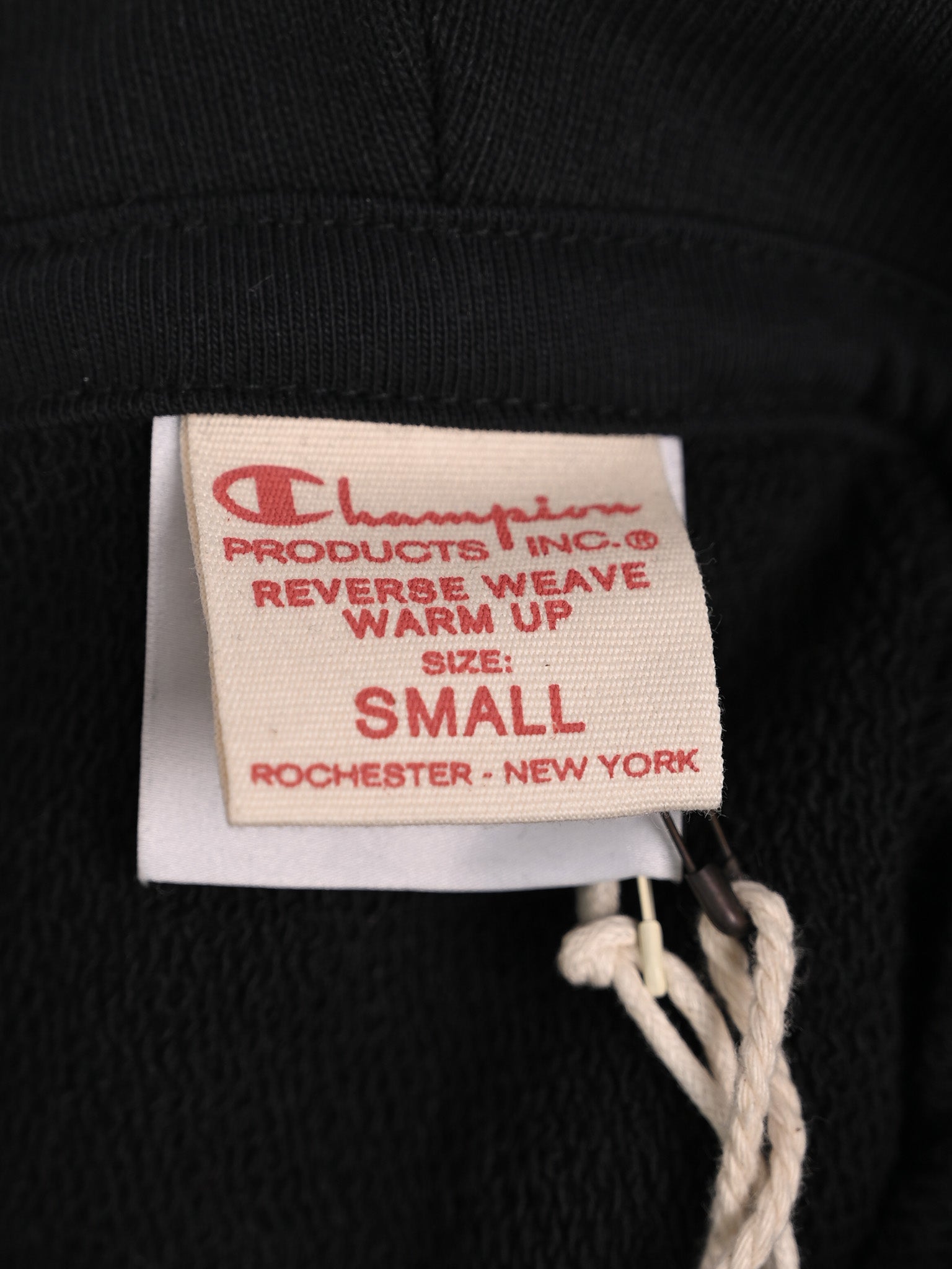 NEW Vetements Black Hoodie XXS Polyester Large Logo