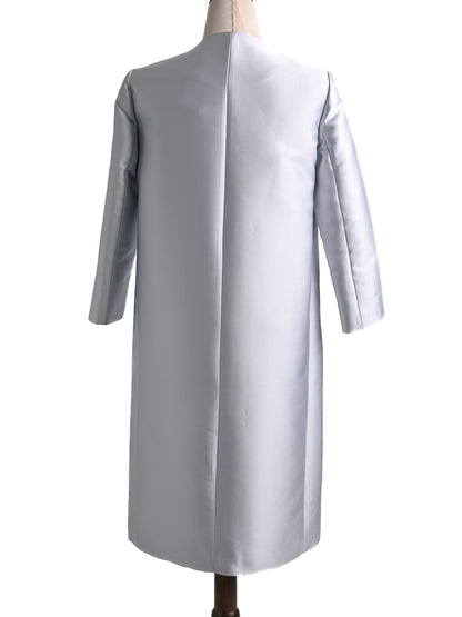 Excellent Tara Jarmon Gray Silk Women&